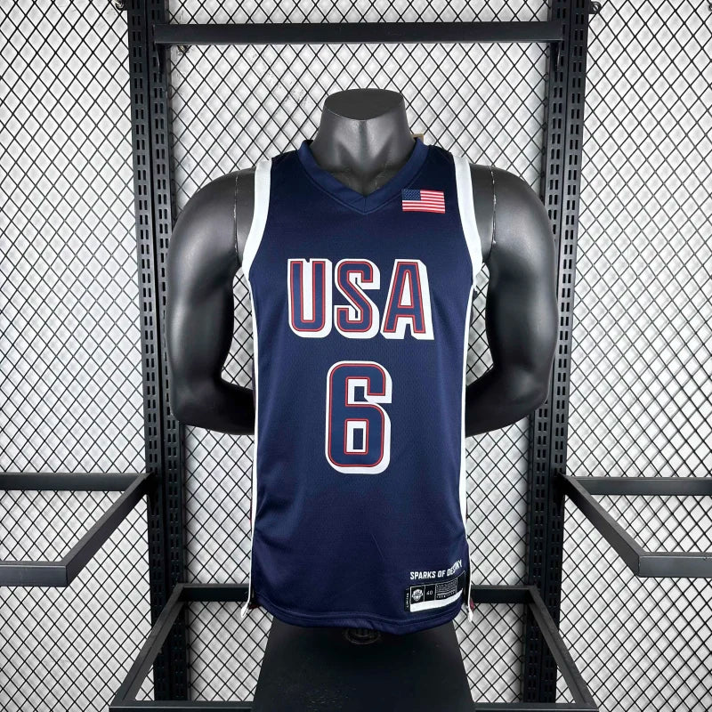2024 USA national team dark blue 6 James