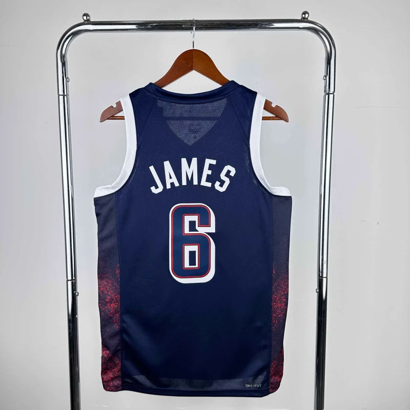 2024 USA national team dark blue 6 James