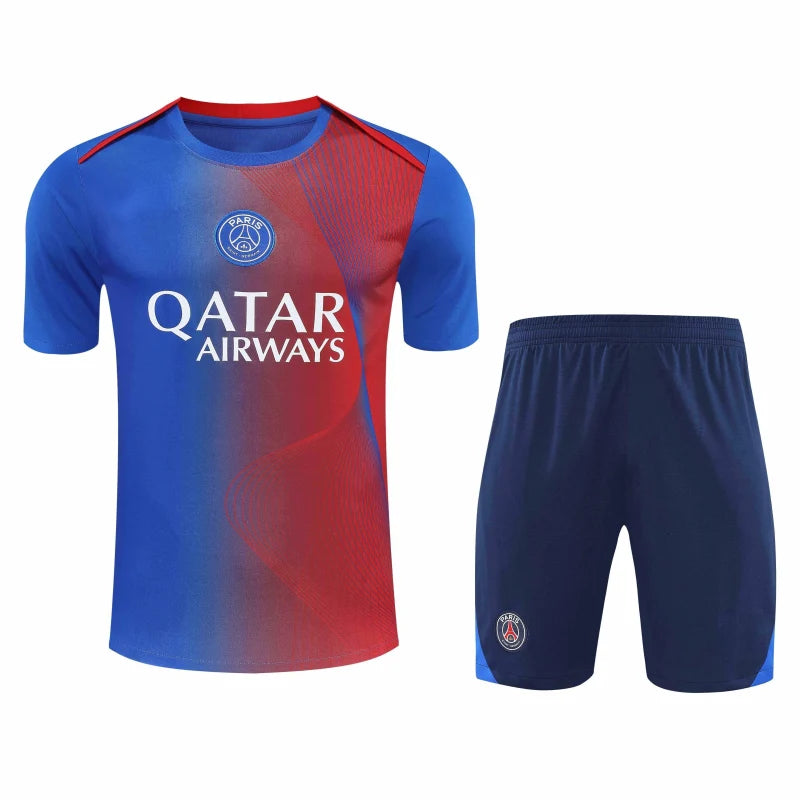2526 season Paris Saint-Germain F.C. Training clothes suit Short sleeve Fan version