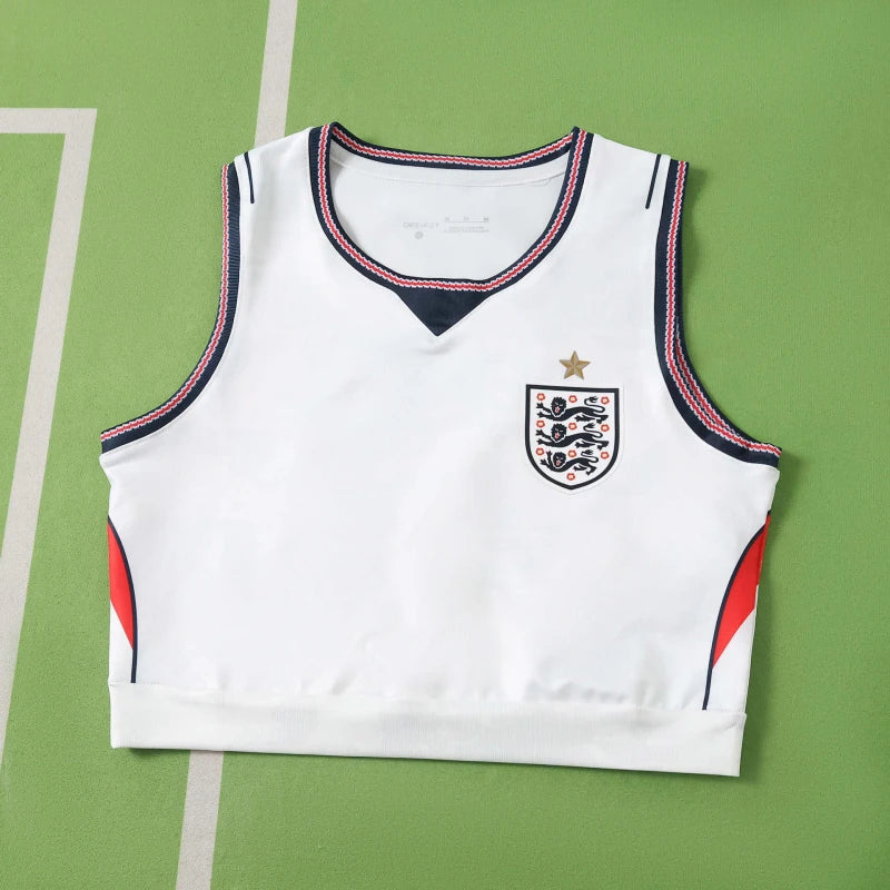 2026 FIFA World Cup England home Cropped Jersey vest