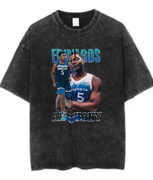 ANTHONY EDWARDS Vintage t-shirt 2505C009
