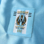 9899 season Olympique away retro Fan version