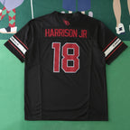 2425  Arizona Cardinals black 3th generation 18#HARRISON JR