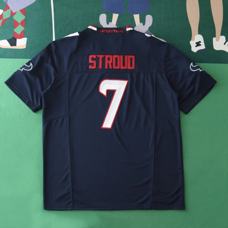 2425 Houston Texans dark blue 3th generation 7#STROUD