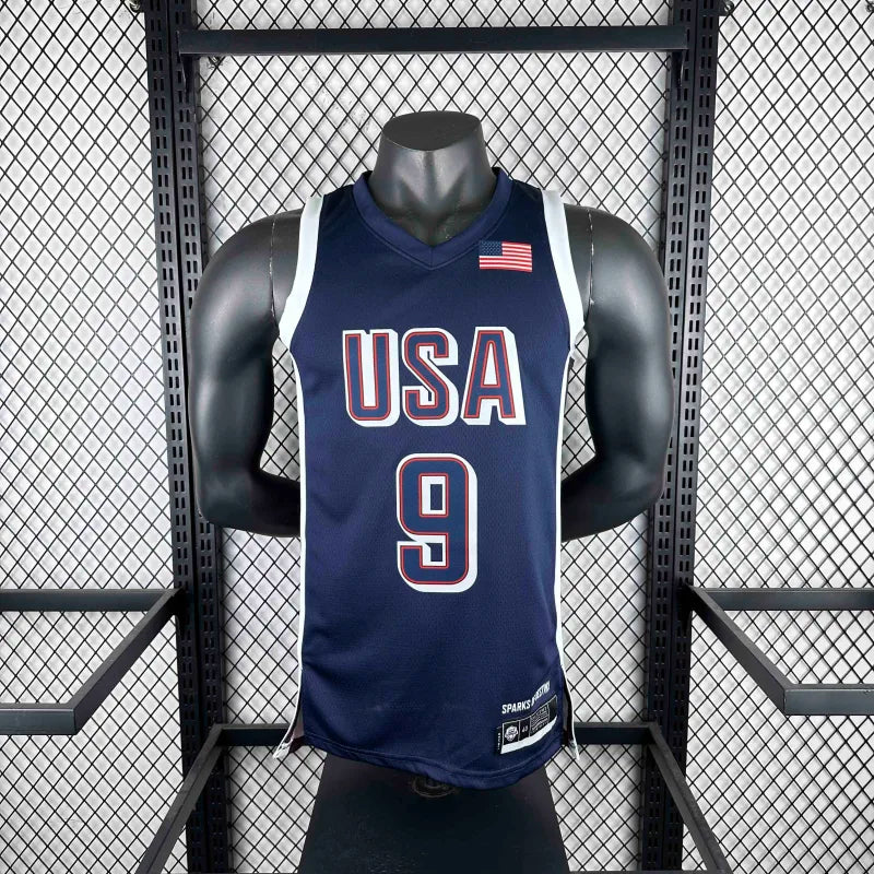 2024 USA national team dark blue 9 Halliburton