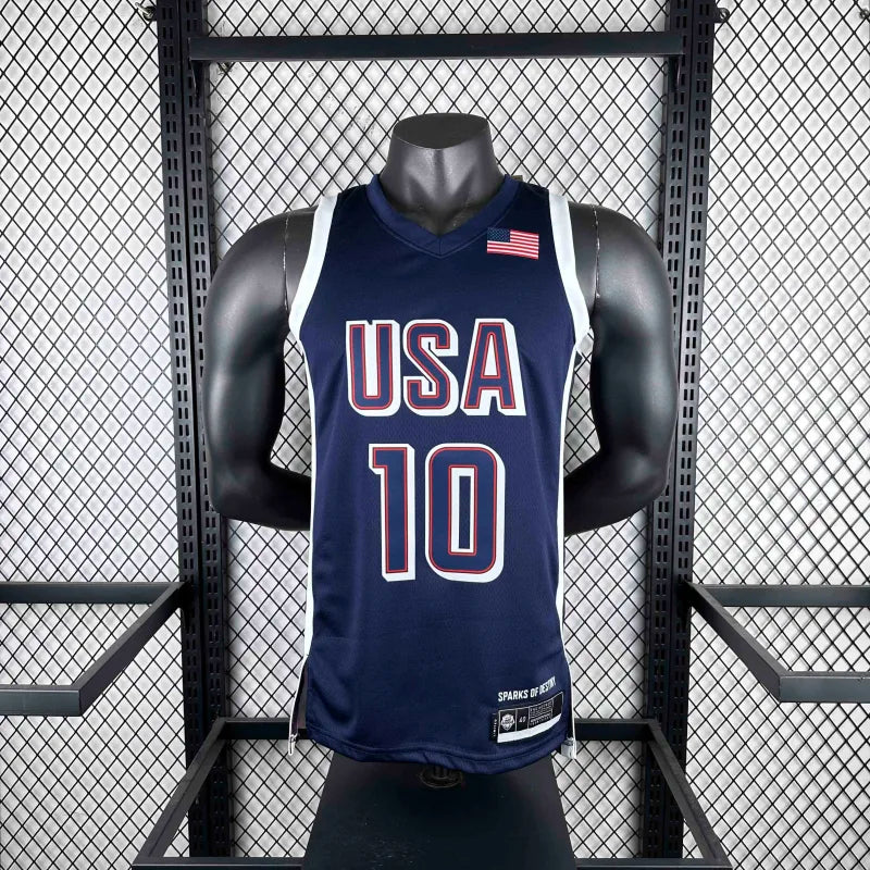 2024 USA national team dark blue 10 Tatum