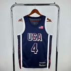 2024 USA national team  dark blue 4 Curry