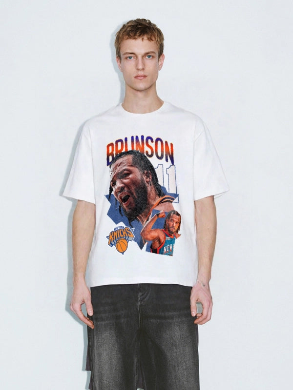 JALEN BRUNSON Vintage t-shirt 2505D032
