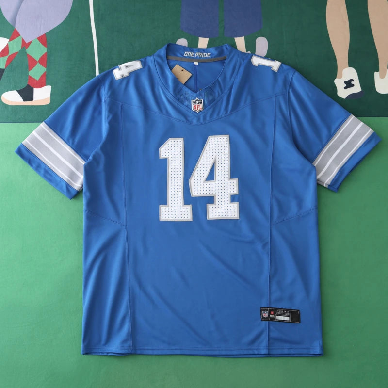 2425 Detroit Lions blue 3th generation 14#ST BROWN