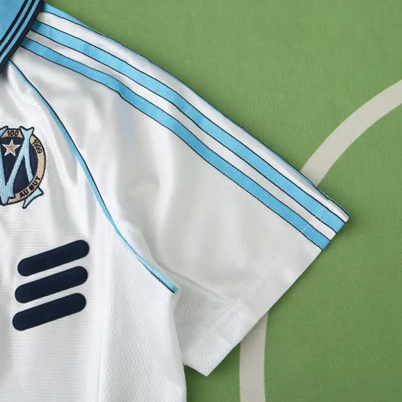 9899 season Olympique home retro Fan version