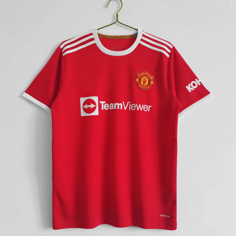 2122 season Manchester United Home retro Fan version