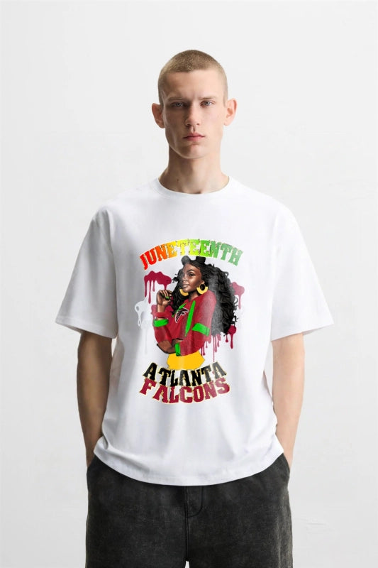 JUNETEENTH Atlanta Falcons Vintage t-shirt 2506A0110