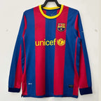 1011 season Barcelona Home Long Sleeved retro Fan version