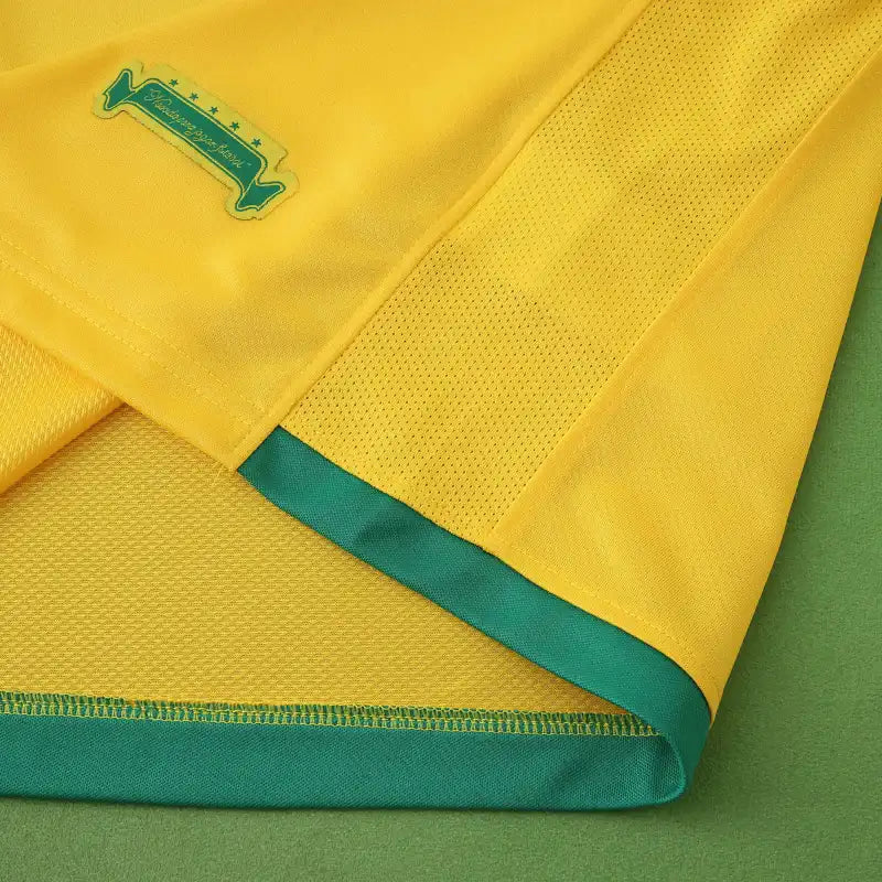2006 season Brazil home Long sleeved retro Fan version