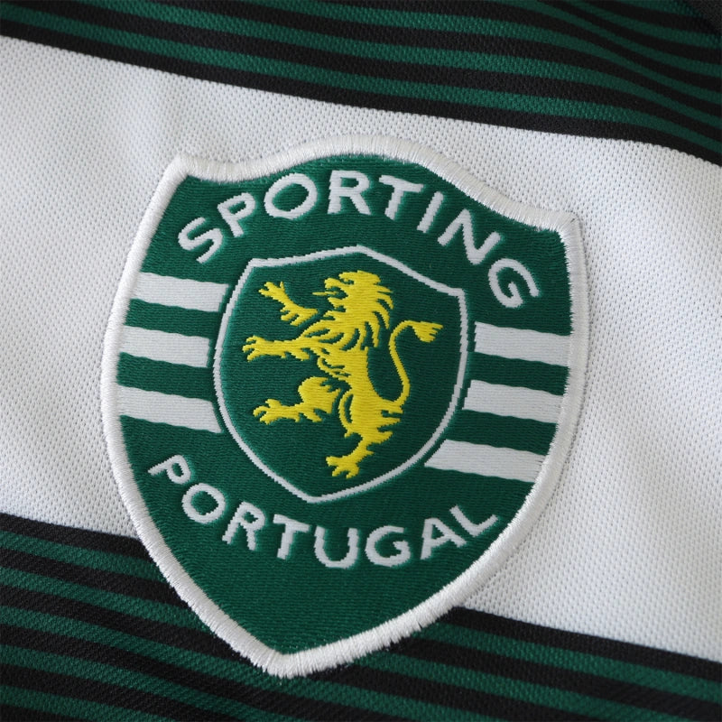 0103 season Sporting CP home Long sleeved Fan version
