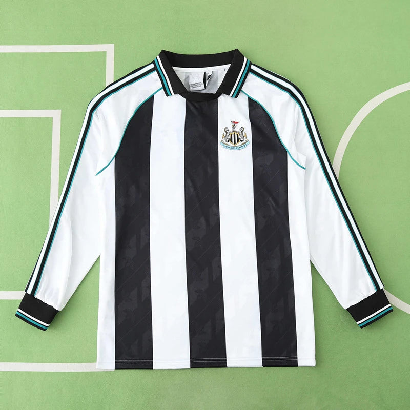 2425 season Newcastle United F.C. Long sleeved retro Fan version