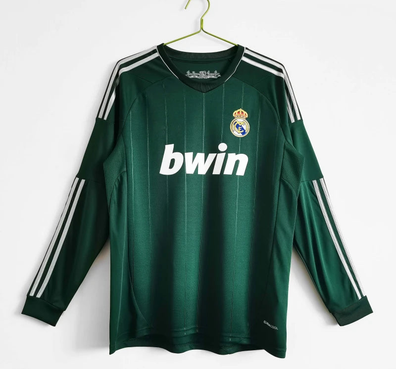 1213 season Real Madrid away Long sleeved retro Fan version