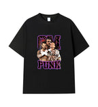 cm punk Vintage t-shirt  2506B090