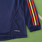 2010 UEFA Spain away Long sleeved retro Fan version