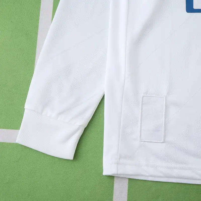 1718 season Real Madrid CF home Long sleeved Kids kit