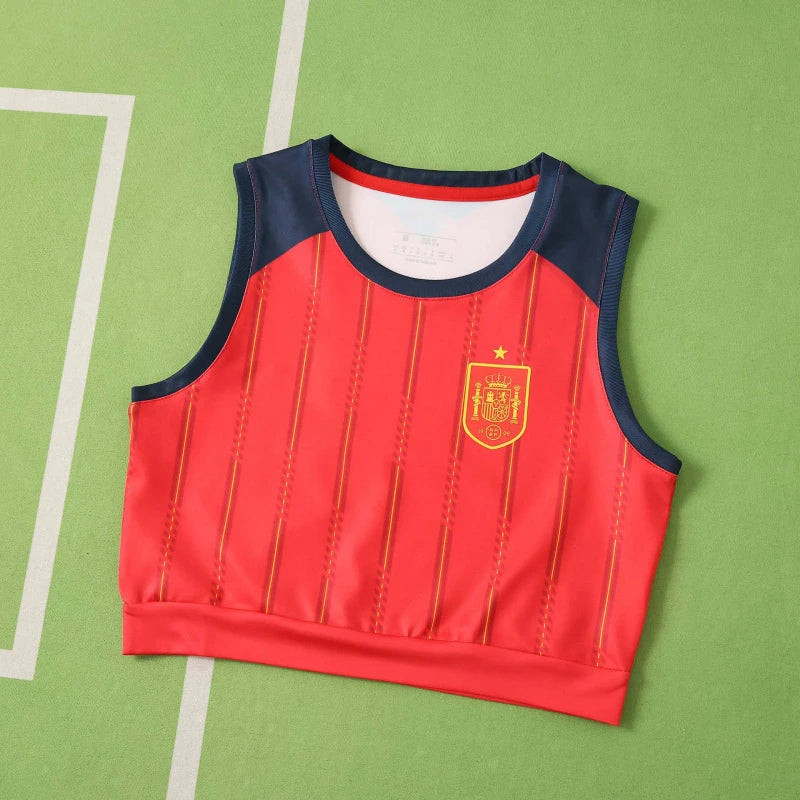 2026 FIFA World Cup Spain Cropped Jersey vest