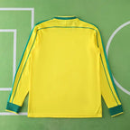 1998 retro Brazil home Long sleeved retro Fan version