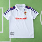 1998 ACF Fiorentina away retro Kids kit