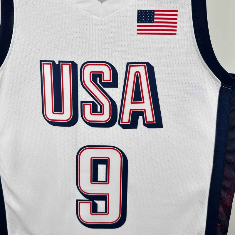 2024 USA national team white 9 Halliburton