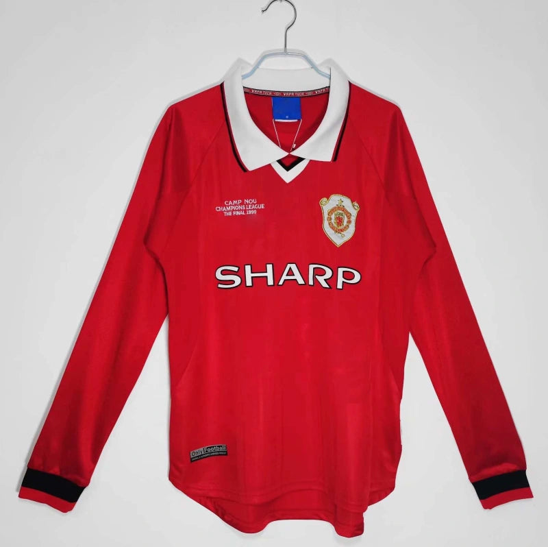 9900 season Manchester United home long seleeve Retro Fan version