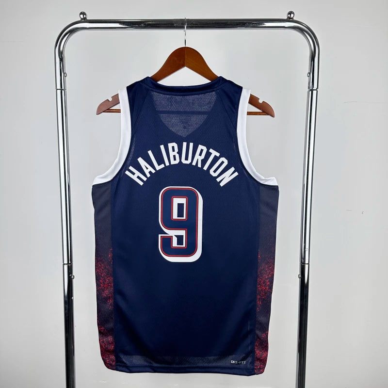 2024 USA national team dark blue 9 Halliburton