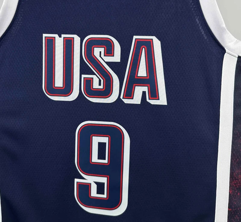 2024 USA national team dark blue 9 Halliburton