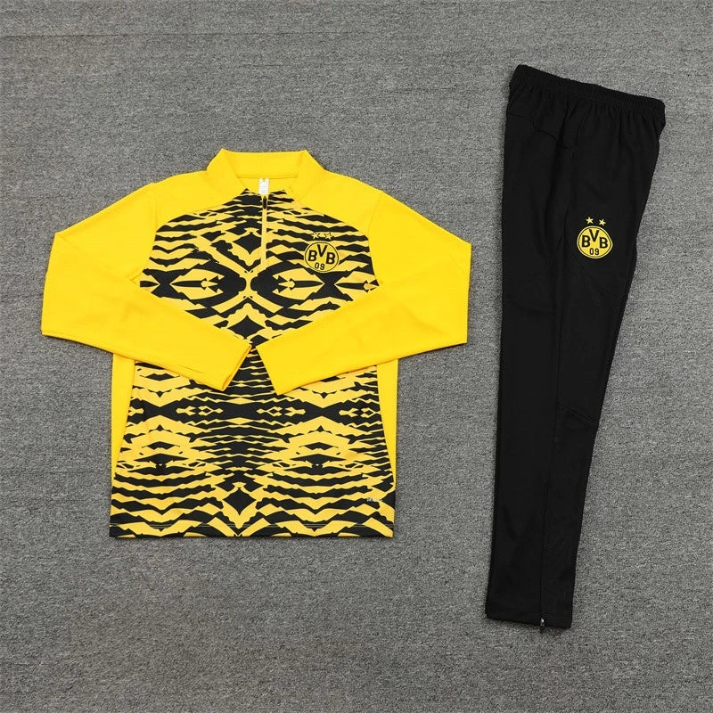 2425 Borussia Dortmund Yellow Black  Training suit set