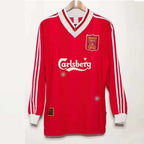 9596 season Liverpool  Home Long sleeved retro  Fan version