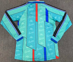 9697 season  Barcelona away long sleeved retro Fan version