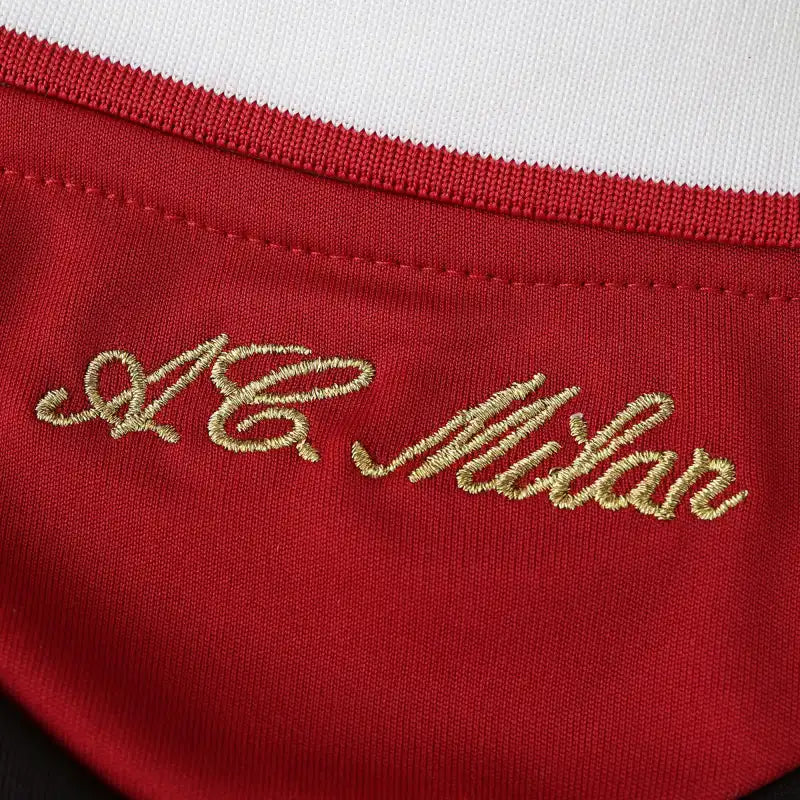 0910 season A.C. Milan home Long sleeve retro Fan version