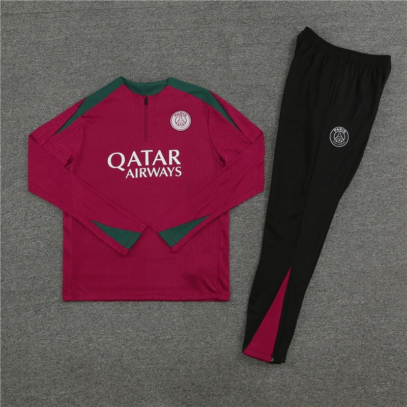 2425 Paris Saint-Germain F.C. red  Training suit set Player version