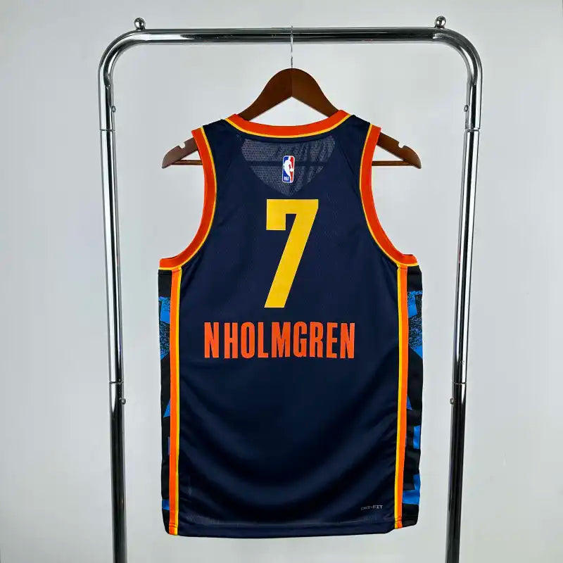 NBA Oklahoma City Thunder 7#NHOLMGREN