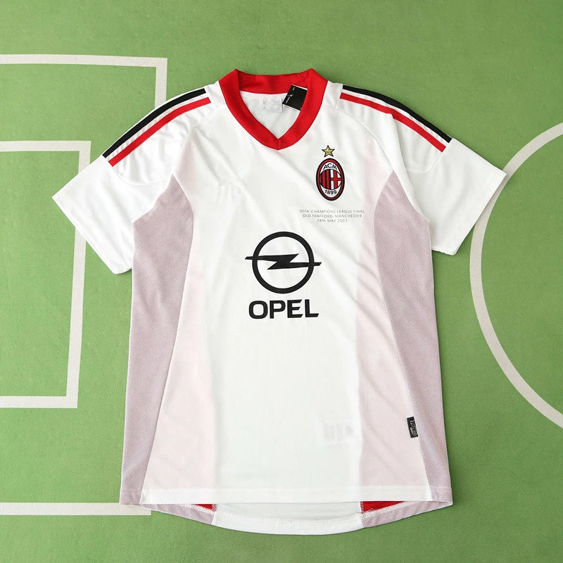 02 season A.C. Milan away retro Fan version