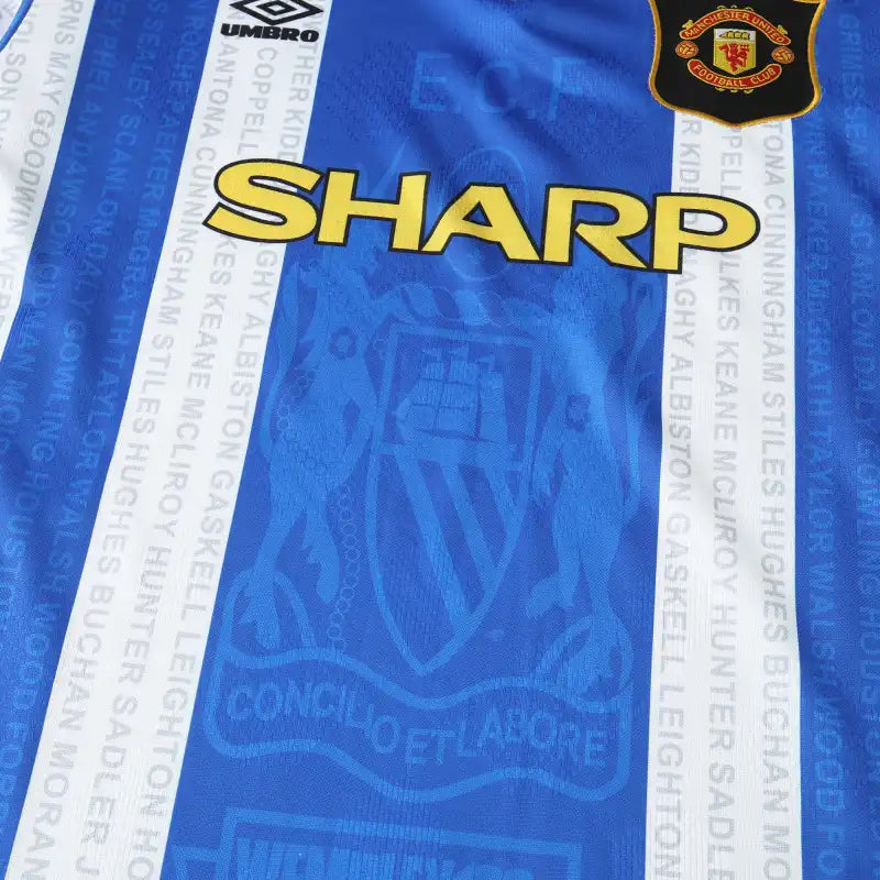 9496 season Manchester United F.C. third retro Fan version
