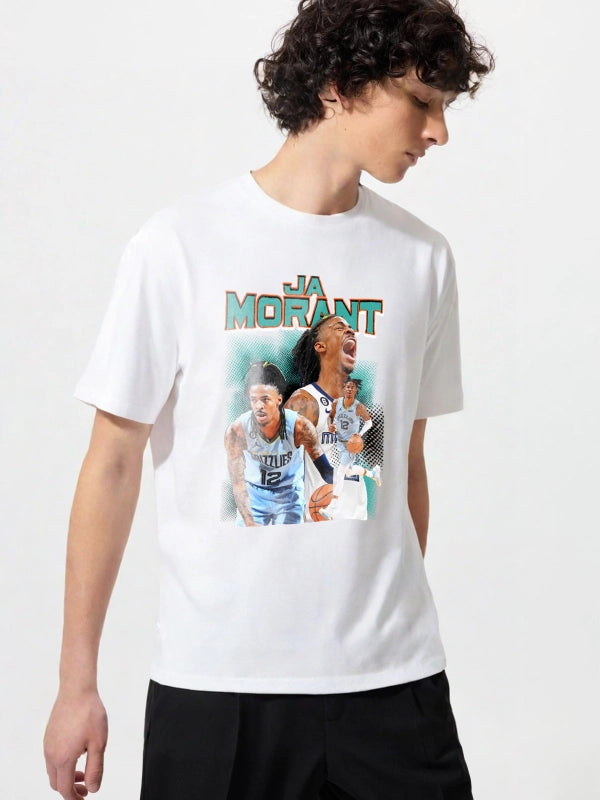 JA MORANT Vintage t-shirt   2505B036