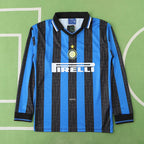 9798 season F.C. Internazionale Milano home Long sleeved retro Fan version