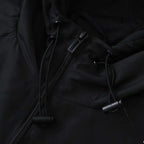 2526 Real Madrid CF black Hooded windbreak