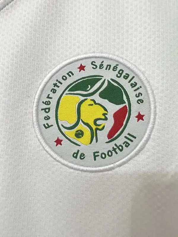 02 season Senegal White away retro Fan version