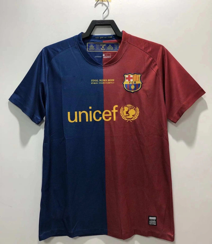 0809 season Barcelona Home Champions League retro Fan version
