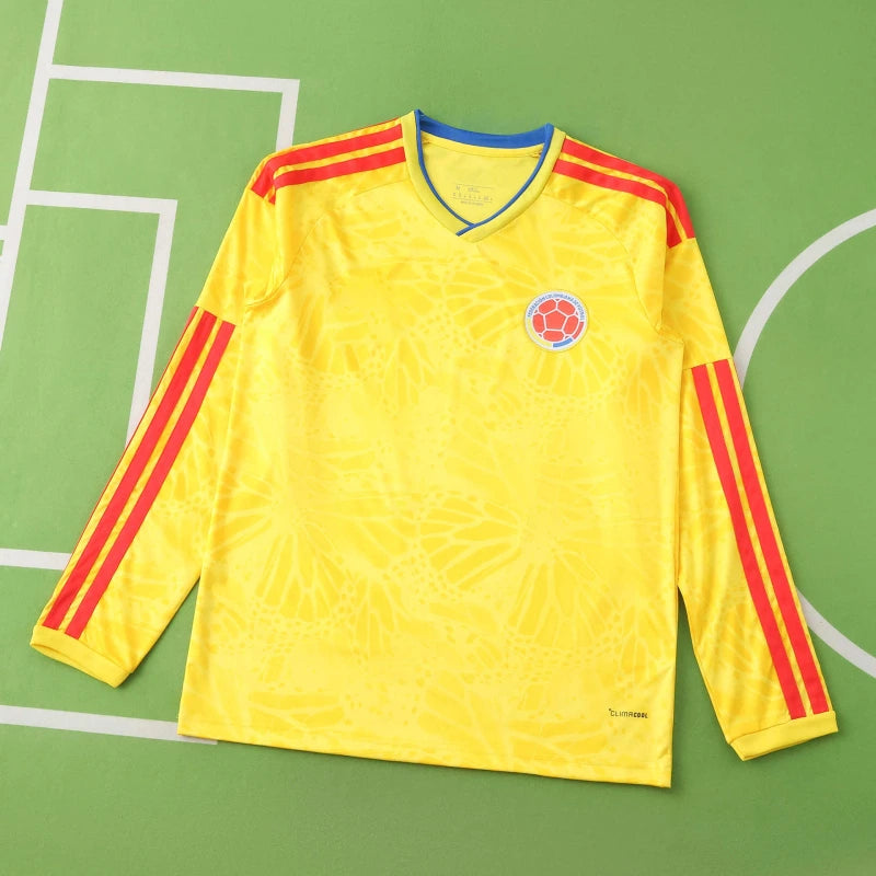 2026 FIFA World Cup Colombia home Long sleeve Fan version
