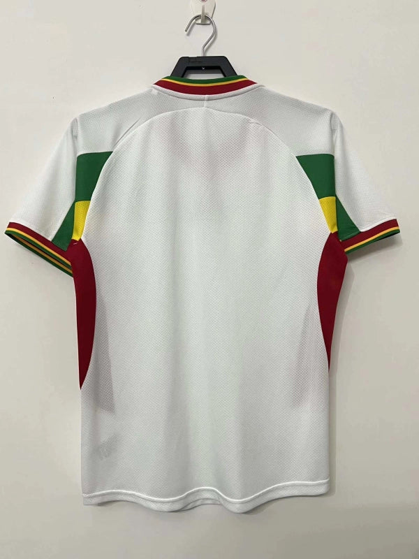 02 season Senegal White away retro Fan version