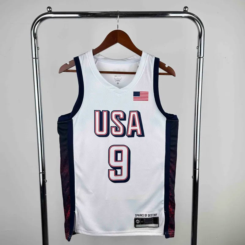 2024 USA national team white 9 Halliburton