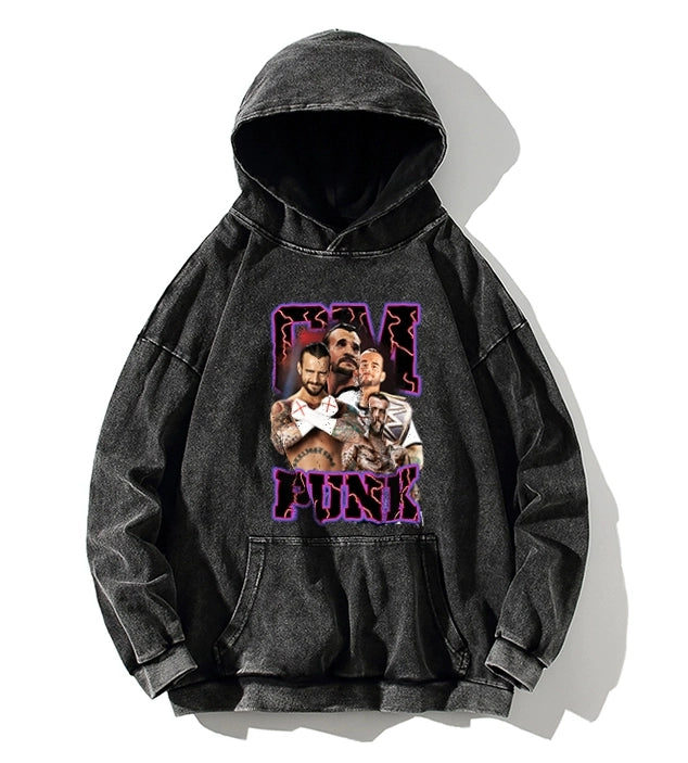cm punk Vintage t-shirt  2506B090