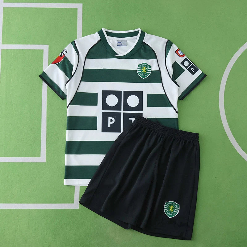0103 Sporting CP home retro Kids kit