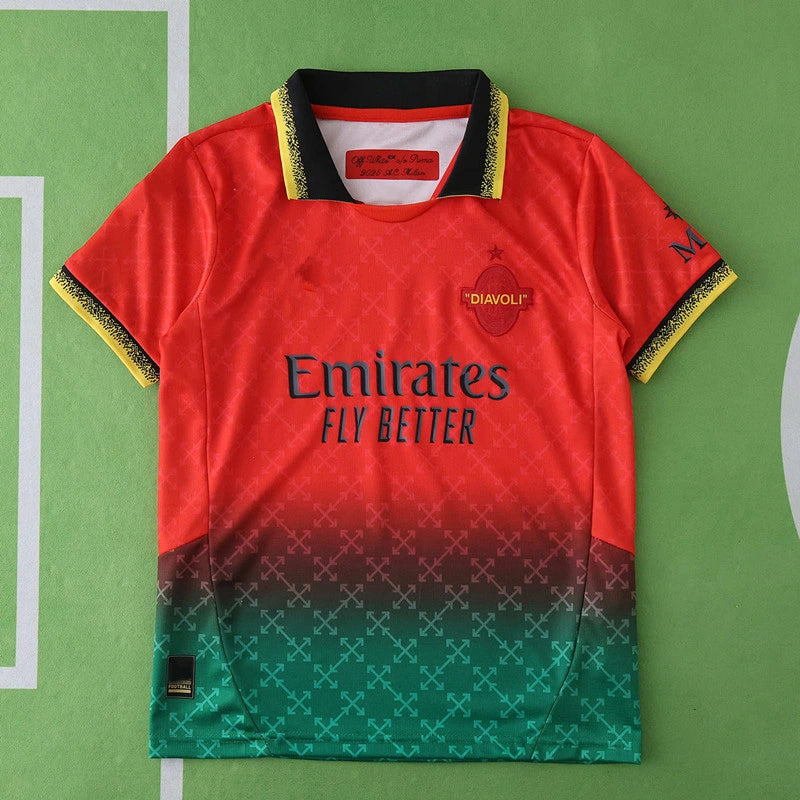 2425 season A.C. Milan x OFF-WHITE Kids kit